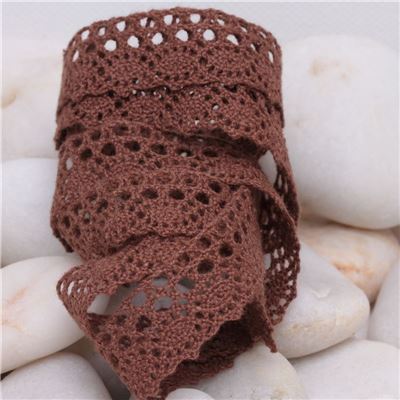 Morlaix Cotton Lace - Nut